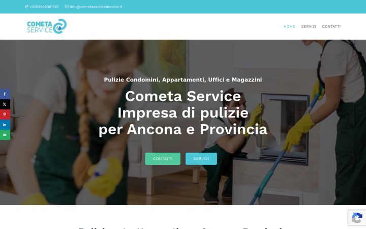 Screenshot of cometaserviceancona.it