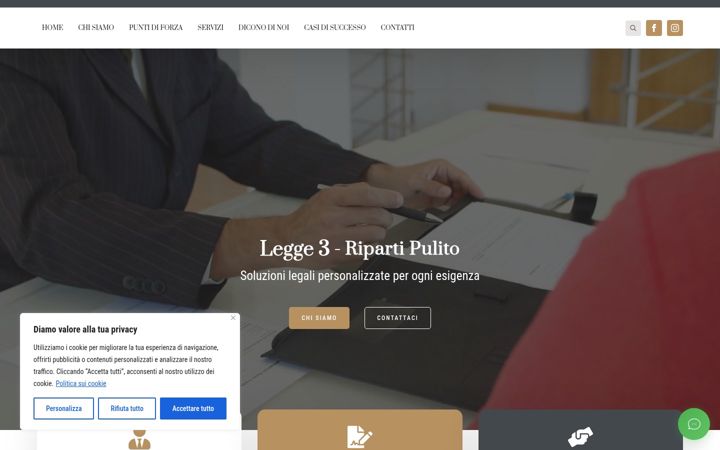 Screenshot of cometisdebito.it