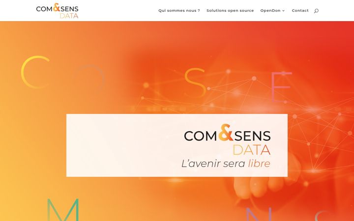 Screenshot of cometsensdata.fr