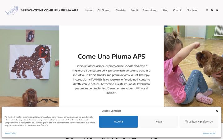 Captura de pantalla de comeunapiuma.org