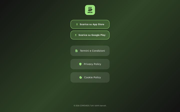 Screenshot of comevado.it