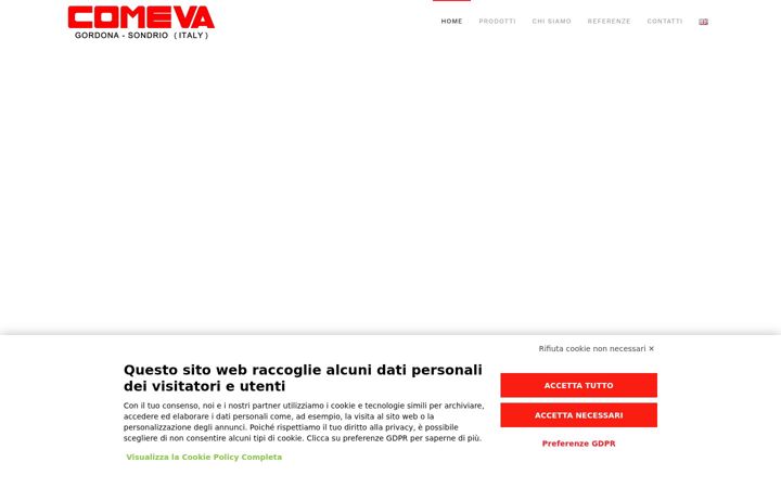 Screenshot of comevasrl.com