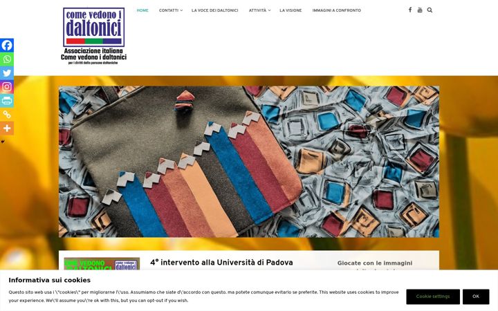 Screenshot of comevedonoidaltonici.com