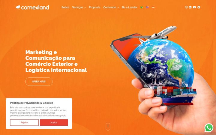 Screenshot of comexland.com