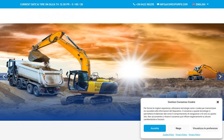 Screenshot of comexpumps.com