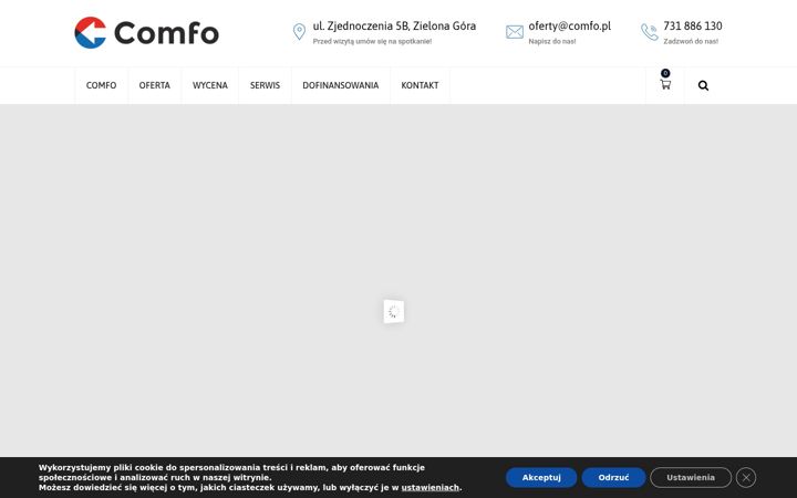 Screenshot of comfo.pl