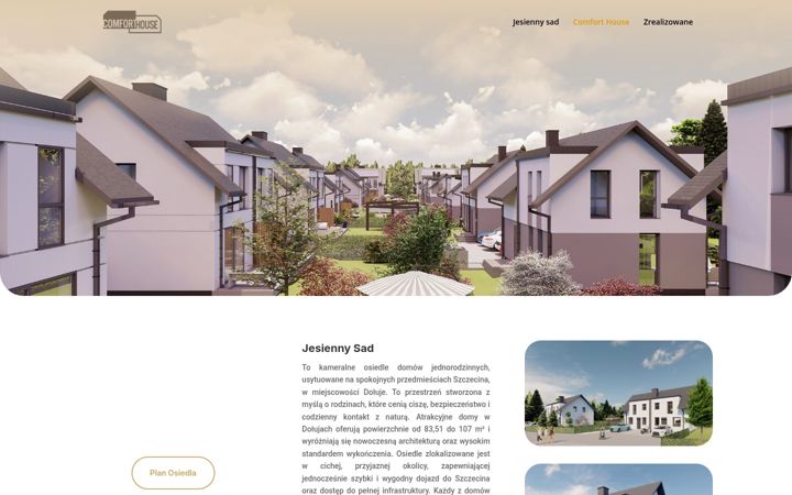 Screenshot of comfort-house.com.pl
