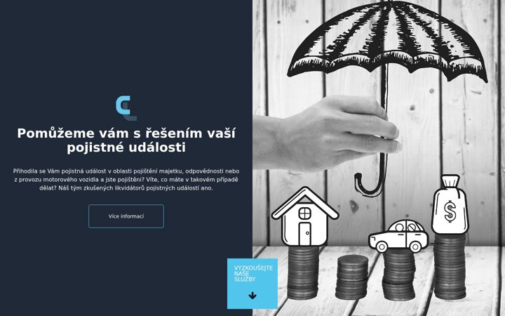 Ekrano kopija comfort-likvidacni.cz