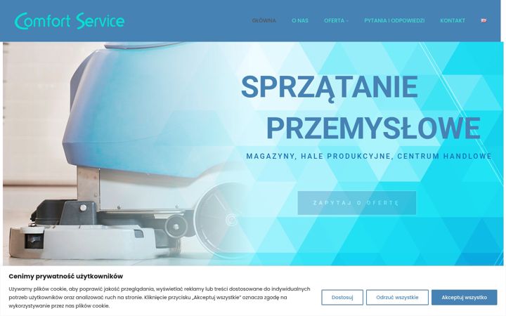 Zrzut ekranu comfort-service.pl