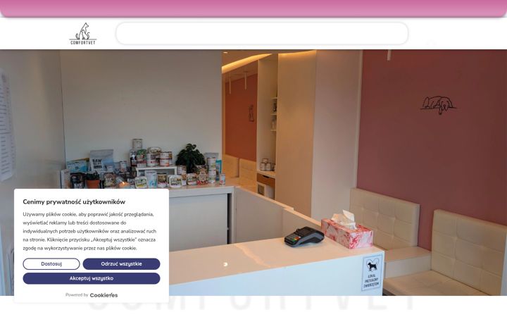 Screenshot of comfort-vet.pl