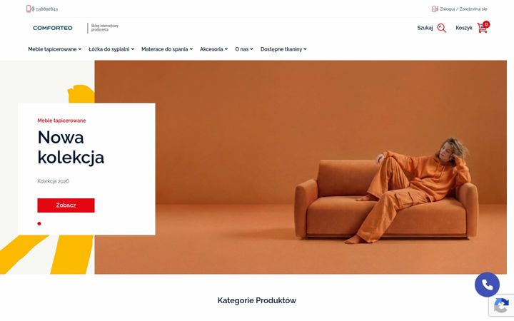 Screenshot of comfort4u.eu