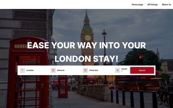 Screenshot di comfortapartments.co.uk