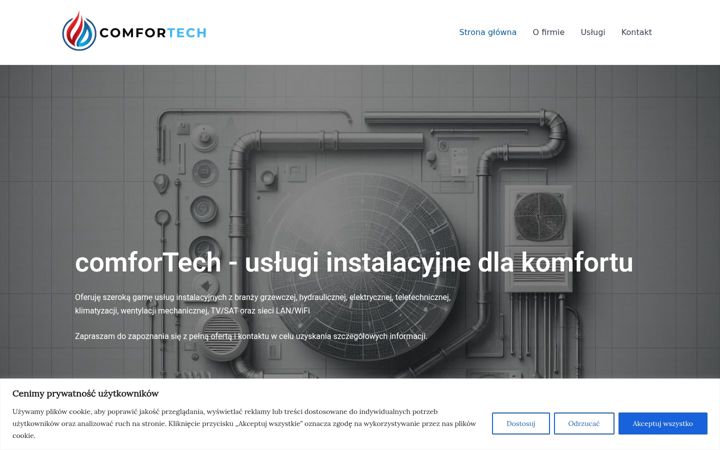 Screenshot of comfortech.pl