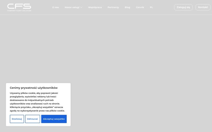 Snímek obrazovky comfortfleetsolution.pl