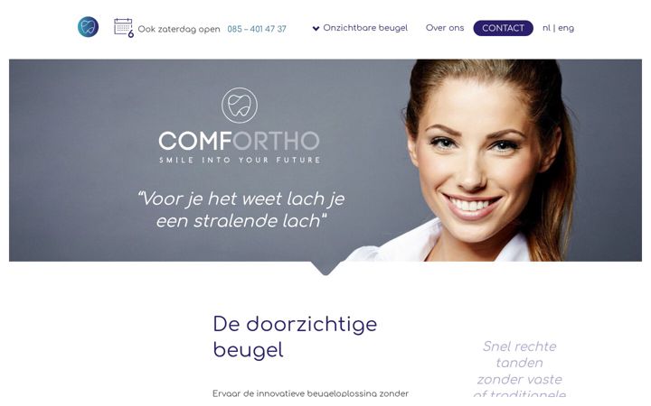 Screenshot of comfortho.nl