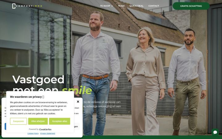 Screenshot of comfortimmo.be