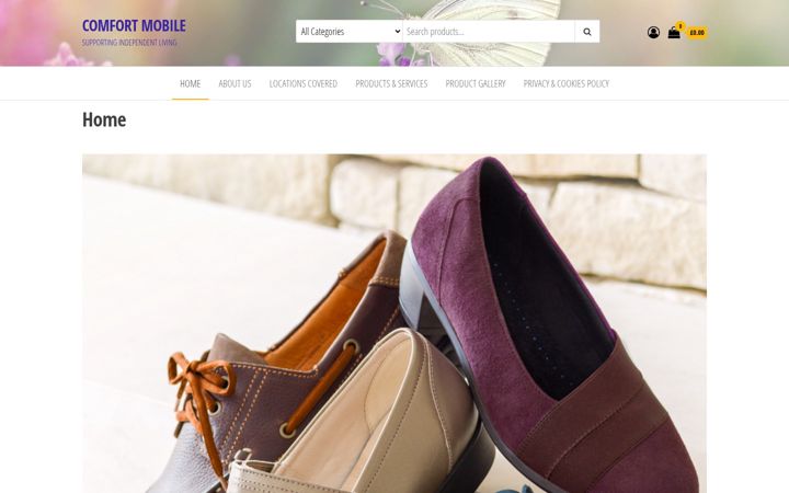 Screenshot di comfortmobile.co.uk