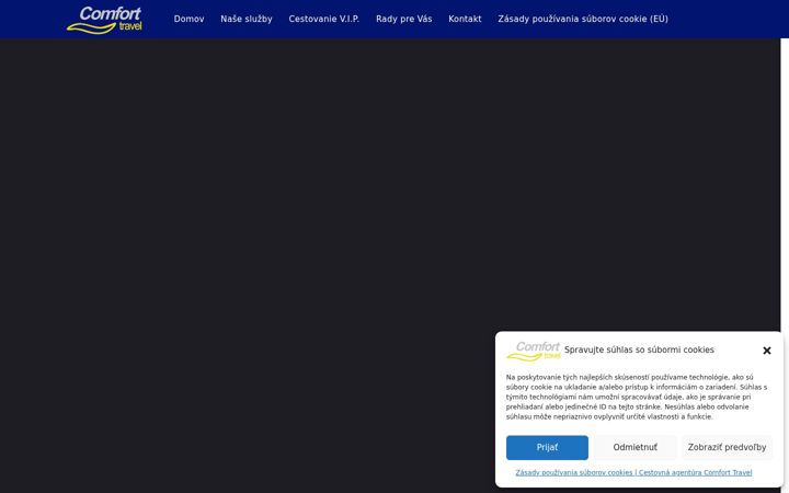 Screenshot of comforttravel.sk