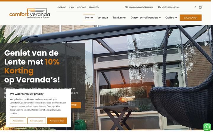 Screenshot van comfortveranda.nl