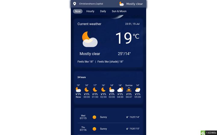 Capture d'écran de comfortweather.com