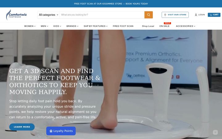 Screenshot of comfortwiz.com