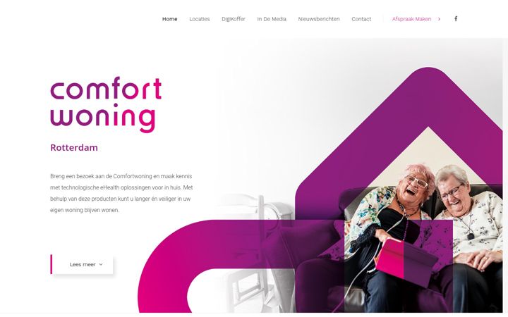 Screenshot of comfortwoning.com