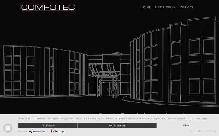 Screenshot of comfotec.de