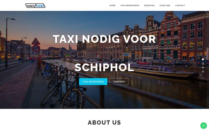 Screenshot of comfytaxirotterdam.nl