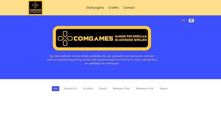 Screenshot of comgames.be