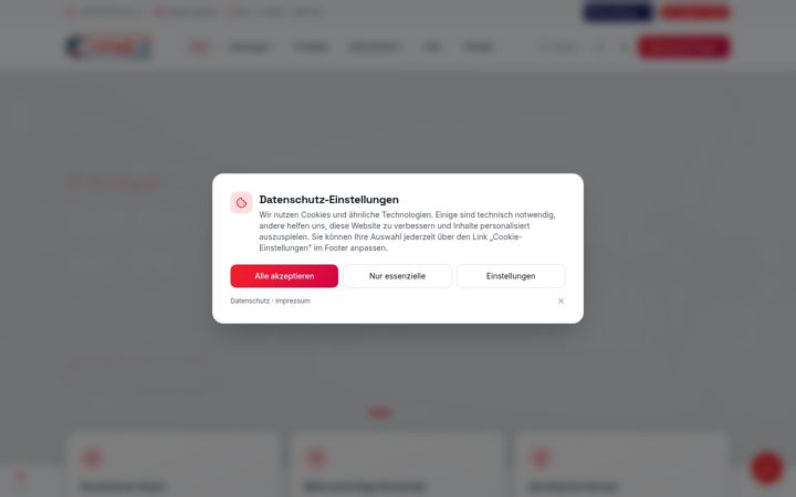 Screenshot of comgie.de