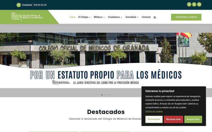 Screenshot of comgranada.com