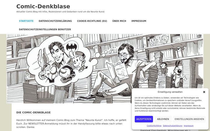 Screenshot of comic-denkblase.de