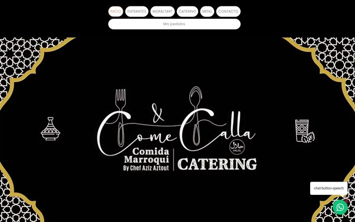 Snímek obrazovky comidamarroquicatering.com