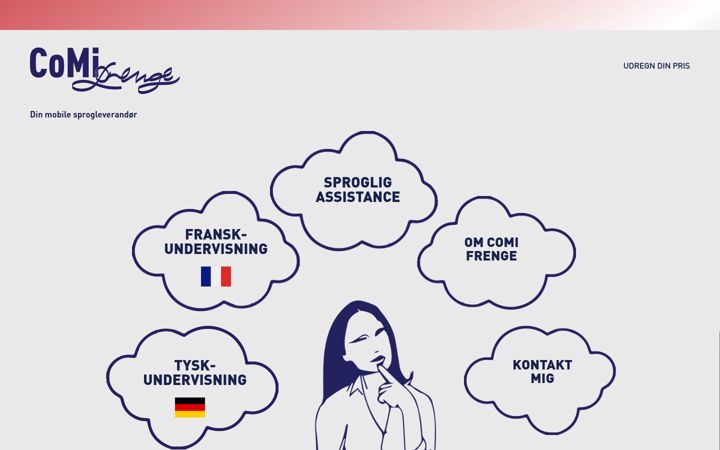 Screenshot of comifrenge.dk