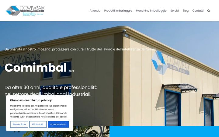 Screenshot του comimbal.it
