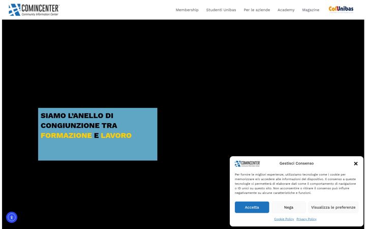 Screenshot of comincenter.eu