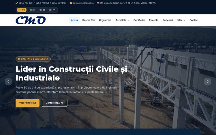 Screenshot of cominco.ro