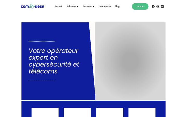 Snímek obrazovky comindesk.fr