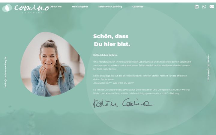 Screenshot of comino-coaching.de