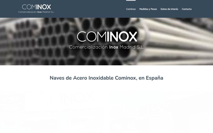 Screenshot of cominox.es
