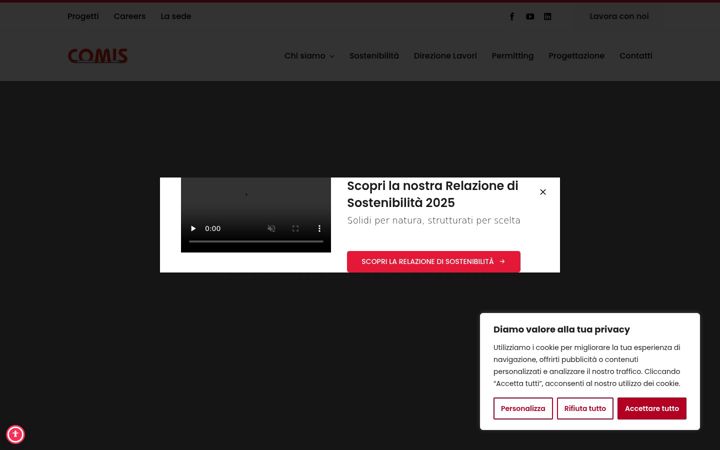 Screenshot of comisgroup.it