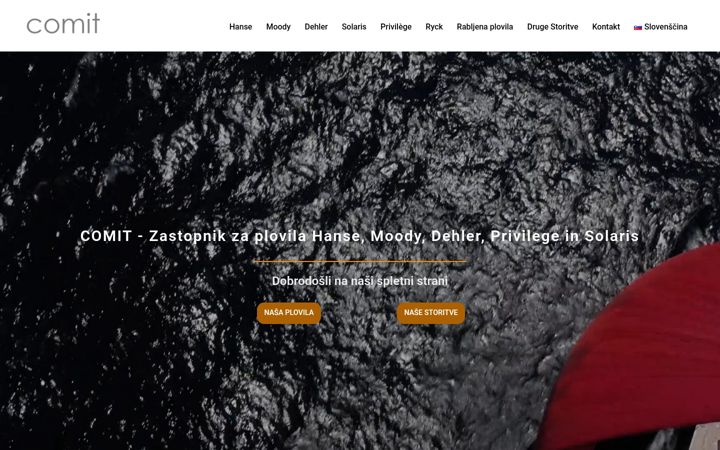 Screenshot von comit.si