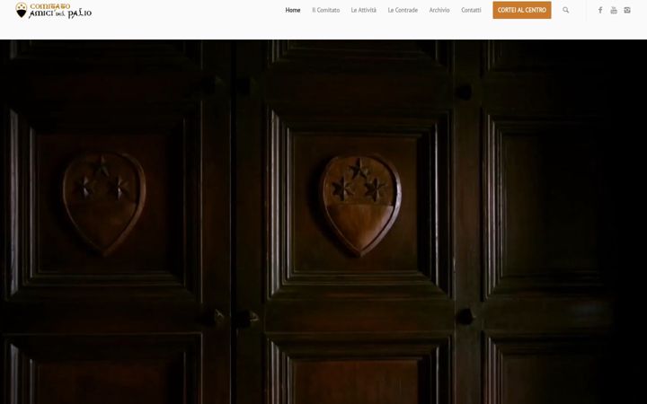 Screenshot of comitatoamicidelpalio.it