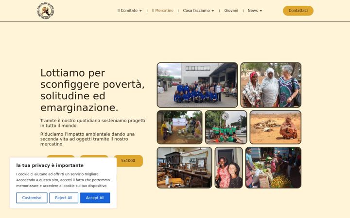Screenshot ta' comitatoforli.org
