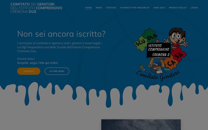 Screenshot of comitatogenitoricr2.it