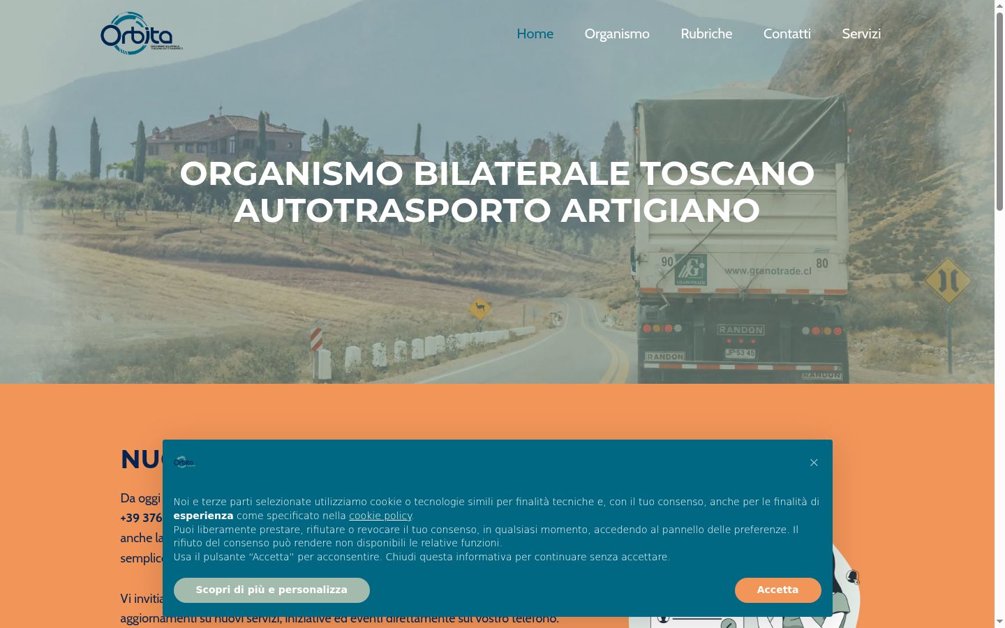 Screenshot tal-banner tal-kunsens muri qabel kwalunkwe interazzjoni