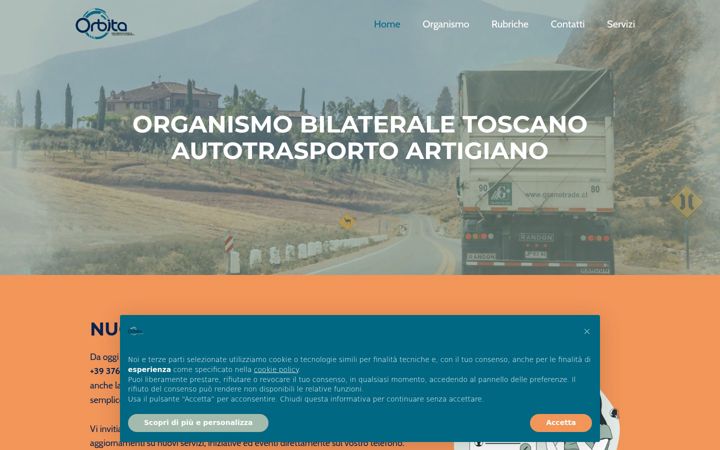 Screenshot ta' comitatoorbita.org