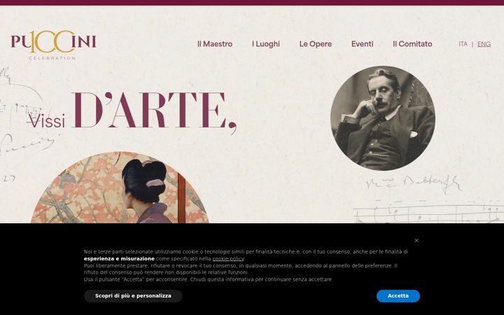 Capture d'écran de comitatopuccini.it