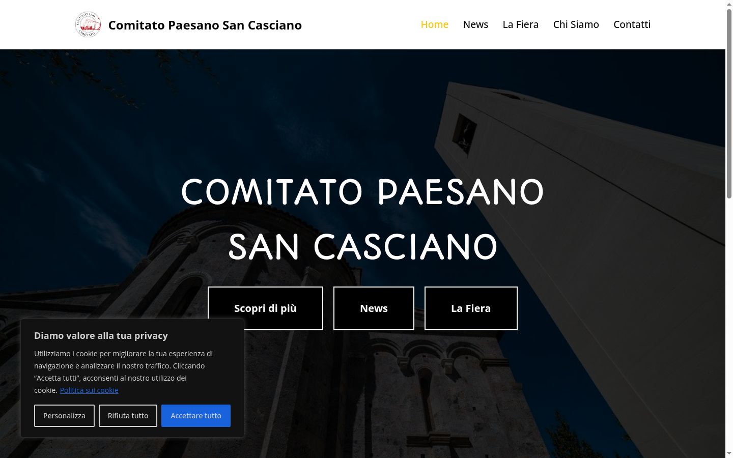 Capture d'écran de la bannière de consentement affichée avant toute interaction