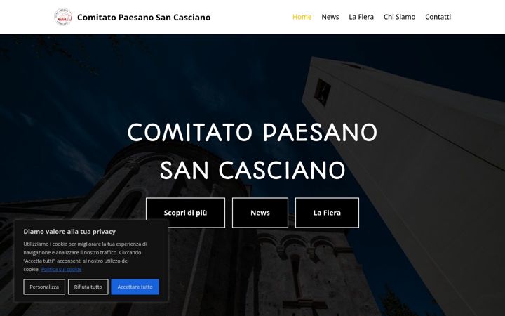 Capture d'écran de comitatosancasciano.it